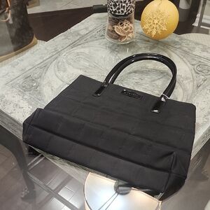 Givenchy Black Mixed Media Quilted Handbag